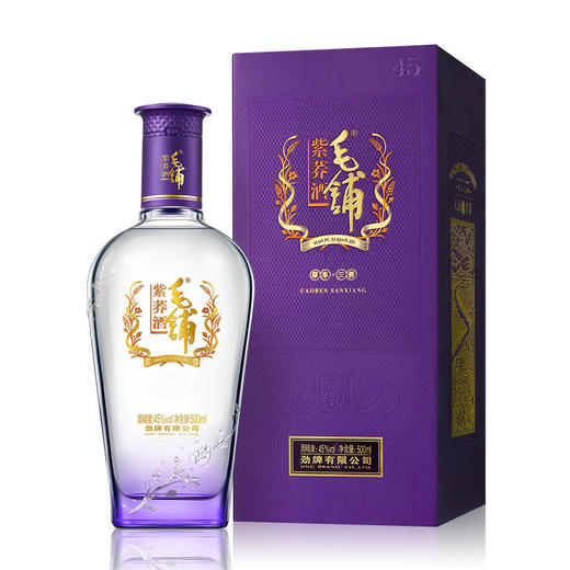 500ml45度毛铺紫荞酒6瓶 商品图1