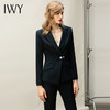 IWY/高端职业西装套装女神范气质西服外套藏青通勤商务正装售楼部工装 CP10363 商品缩略图4