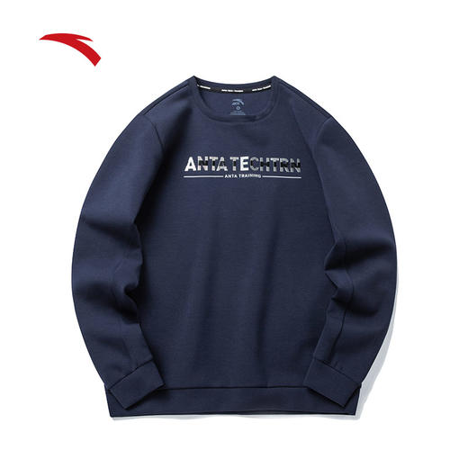 安踏男士圆领套头运动服休闲卫衣152217712-2 商品图7