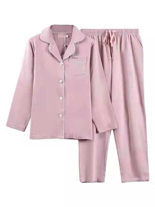 花雨伞纯棉春秋款长袖长裤男女士家居服 商品图2