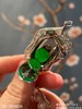 老坑玻璃艳绿叶子吊坠【29-281406】具体价格微信咨询 商品缩略图7