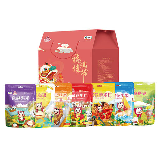 中粮福小满 福满·佳节袋装坚果礼盒 商品图0