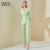 IWY/浅绿色时尚西装套装西服两件套通勤白领221005C1+P3 商品缩略图0