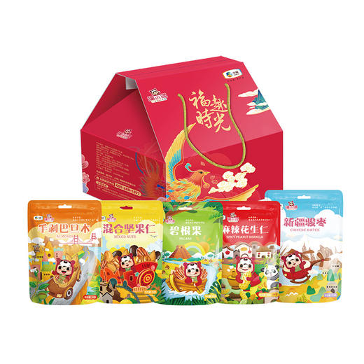 中粮福小满 福趣时光袋装坚果礼盒袋装坚果礼盒 商品图0
