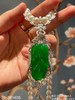 老坑玻璃艳绿叶子吊坠【29-281406】具体价格微信咨询 商品缩略图1