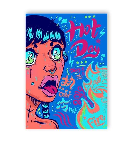 大狗麻衣『The Diary』系列插画｜POSTER01 商品图0