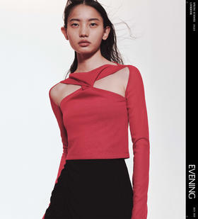 立体扭褶镂空上衣——EVENING2022春夏 新品上市