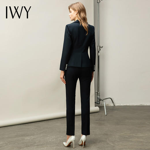 IWY/高端职业西装套装女神范气质西服外套藏青通勤商务正装售楼部工装 CP10363 商品图2