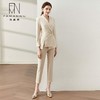 IWY/高端杏色一粒扣西服套装女英伦风气质干练时尚职业装商务工作服OL CP11386 商品缩略图2