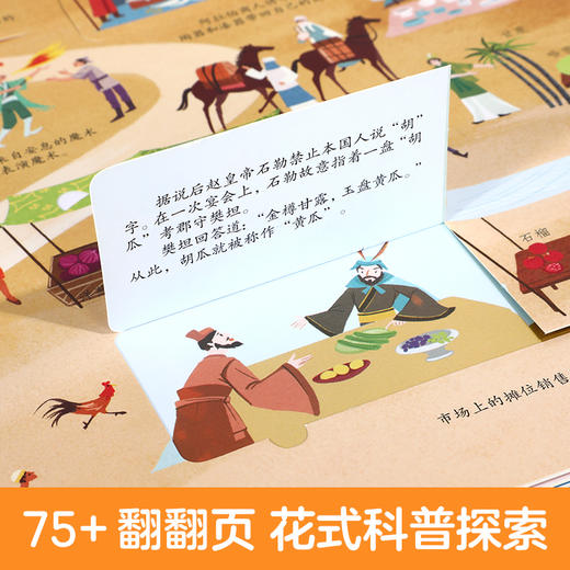 揭秘华夏第一辑（乐乐趣揭秘翻翻书系列）揭秘丝绸之路 原价68.8 商品图1