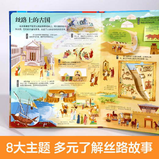 揭秘华夏第一辑（乐乐趣揭秘翻翻书系列）揭秘丝绸之路 原价68.8 商品图2