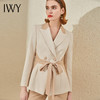 IWY/米色咖色拼接都市时尚西装套装西服两件套通勤白领221017C1+P3 商品缩略图2