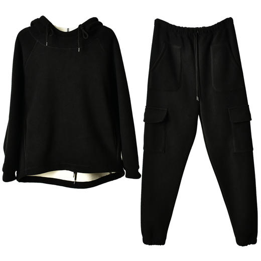 裁缝学苑AG243 休闲卫衣纸样卫裤女装运动裤两件套装打版样板 商品图3