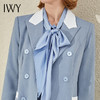 IWY/蓝色拼接都市时尚西装套装西服两件套通勤白领221006C1+P3 商品缩略图4