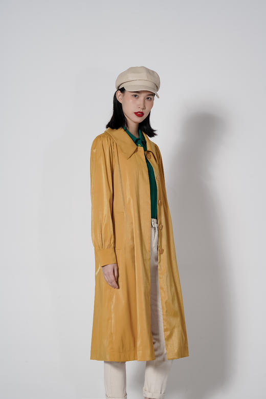 臣禾【芥末黄连衣裙】K213013277 商品图2