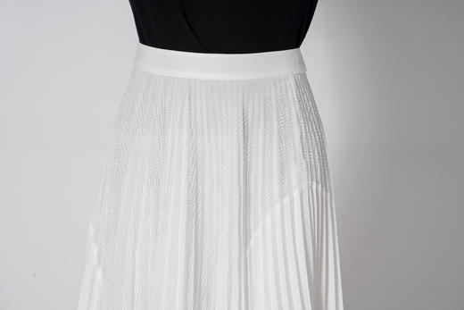 M3臣禾拼接中高腰过膝半裙K212030404 商品图7