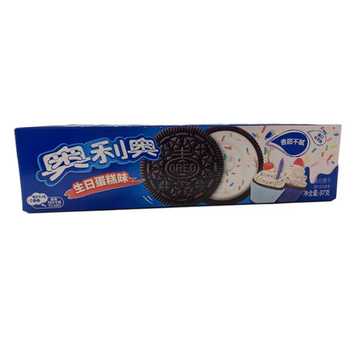 奥利奥生日蛋糕味夹心饼干97g 商品图0