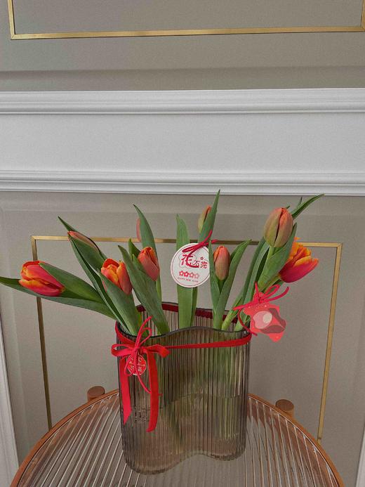 红妆  郁金香 · 年宵瓶花 商品图0