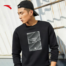 安踏KT系列套头卫衣2022年春季新款休闲宽松针织衫长袖152211717-1/3