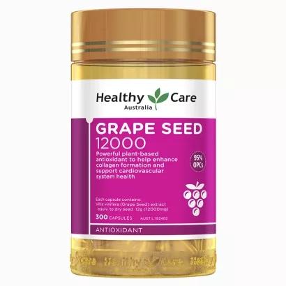 HealthyCare 葡萄籽精华胶囊12000mg 300粒 澳大利亚 商品图0