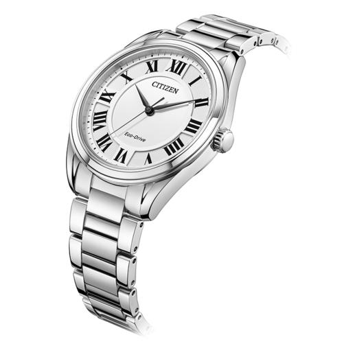 西铁城（CITIZEN）光动能女表罗马数字情侣表女款EM0970-53A 商品图3