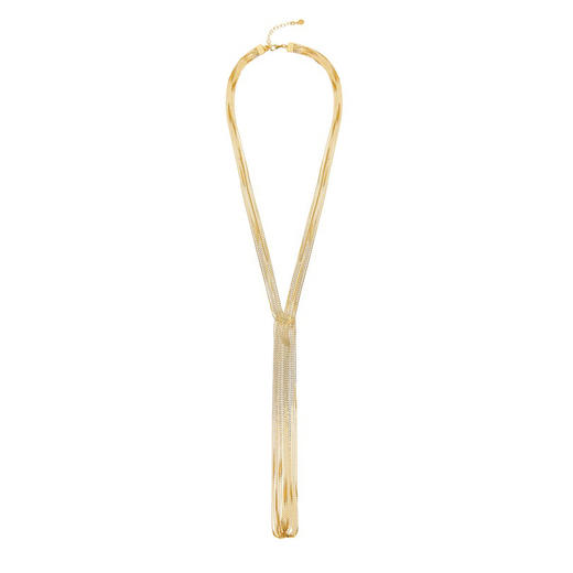 订购7周到｜Maggoosh-Currents Lariat-金色 项链［希腊设计师］ 商品图1