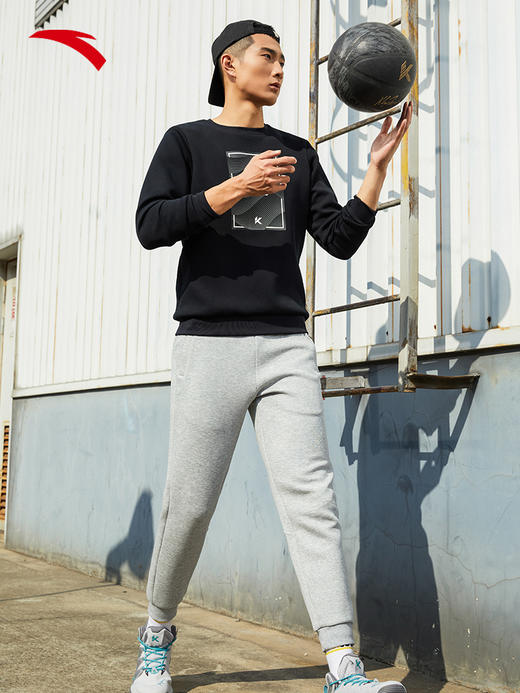 安踏KT系列套头卫衣2022年春季新款休闲宽松针织衫长袖152211717-1/3 商品图1