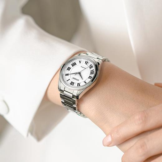 西铁城（CITIZEN）光动能女表罗马数字情侣表女款EM0970-53A 商品图7