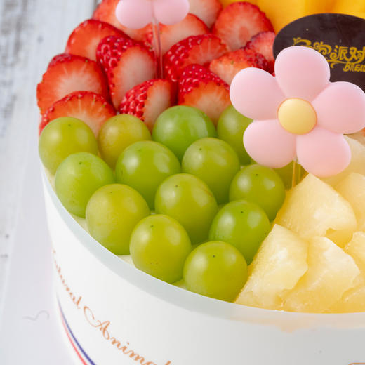 牛奶奶油蛋糕 哈密瓜葡萄草莓 新鲜水果蛋糕 牛奶奶油蛋糕 08 商品图2