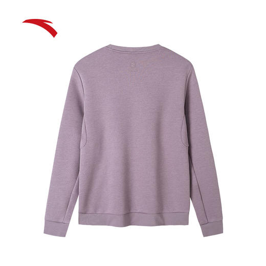 安踏圆领卫衣2022年春季新款运动服套头上衣162217704-1/3 商品图4