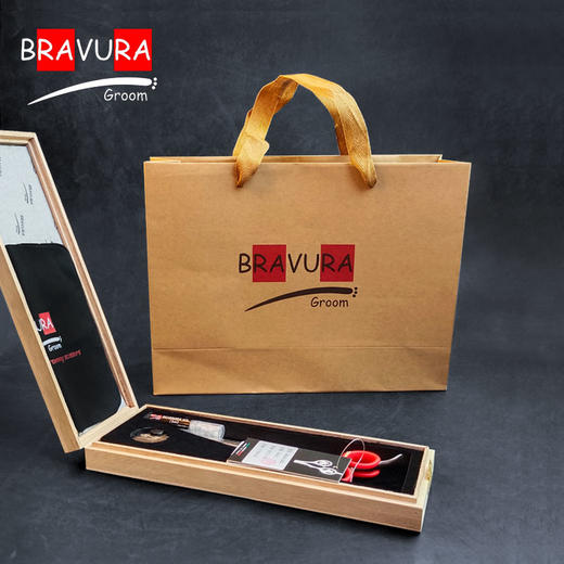 鱼骨剪 B2T3-75玫瑰金意大利BRAVURAGROOM宠物美容B系列 商品图4