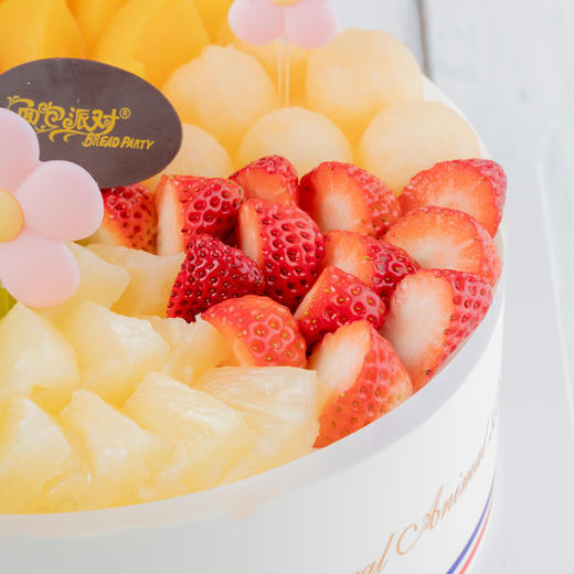 牛奶奶油蛋糕 哈密瓜葡萄草莓 新鲜水果蛋糕 牛奶奶油蛋糕 08 商品图3