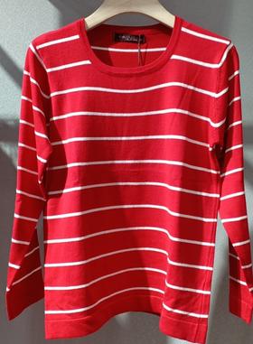 美多姿基础条纹打底衫