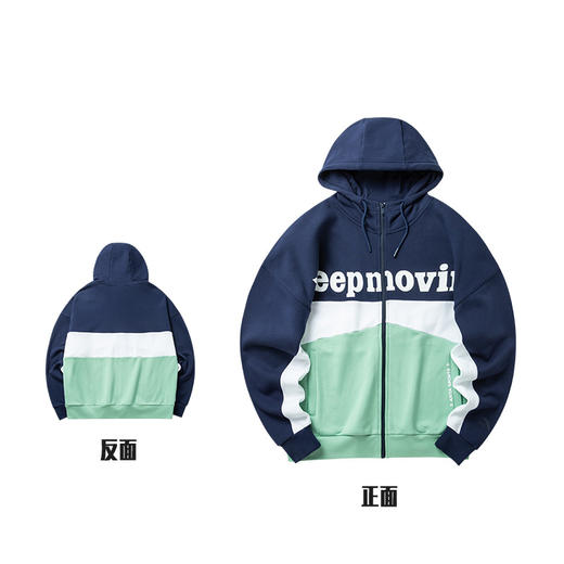 安踏2022春季新款连帽开衫卫衣潮流外套152218703-1 商品图2