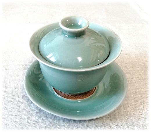 【容心轩】中号盖碗  龙泉青瓷（不参与优惠券打折等活动） 商品图0