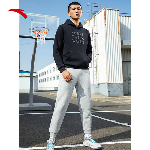 安踏KT系列 套头卫衣2022年春季新款宽松休闲针织套头衫152211729-3/6 商品图4