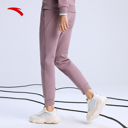 安踏动型科技丨运动裤女2022春季新款跑步健身直筒束脚162217304-1/2 商品图2