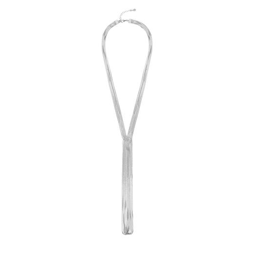 订购7周到｜Maggoosh-Currents Lariat-银色 项链［希腊设计师］ 商品图1