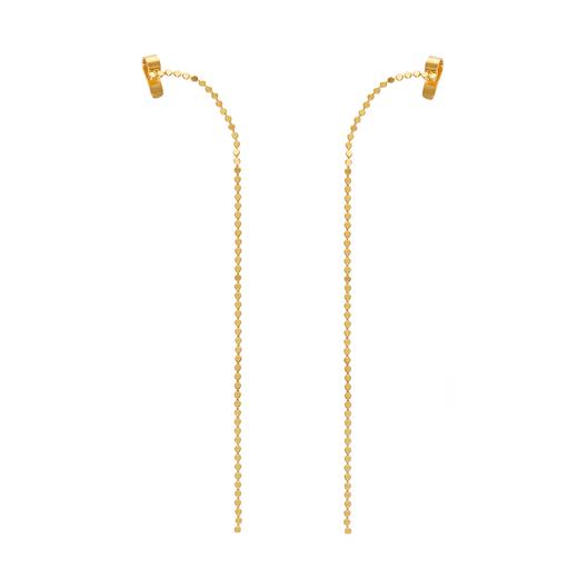 北京仓｜Maggoosh-Alegria Runway-金色 长耳环［希腊设计师］ 商品图1