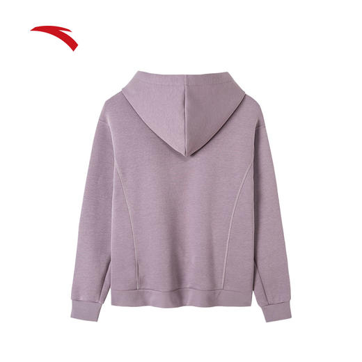 安踏连帽卫衣女2022春季新款休闲运动上衣162217706-1/3/4 商品图4