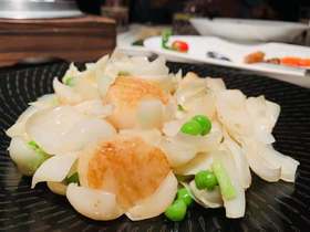 百合煎炒鲜贝(份)