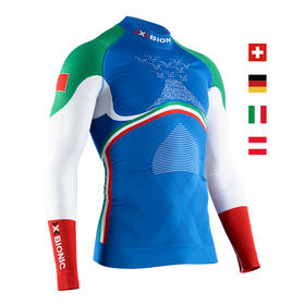 X-BIONIC 国家队系列 瑞士/德国/意大利/奥地利 男女同款滑雪上衣 WT55W19M