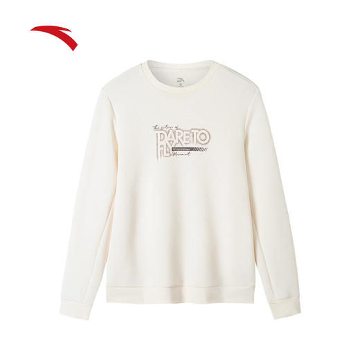 安踏圆领卫衣2022年春季新款运动服套头上衣162217704-1/3 商品图0