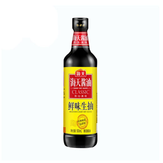 【GYZYD】海天鲜味酱油500ml瓶装 商品图0