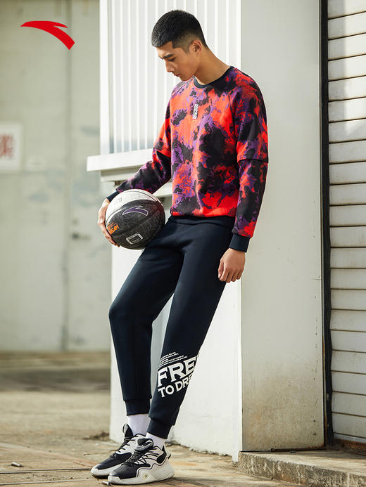 安踏运动长裤男2022春季新款针织束脚卫裤152211319-1 商品图3