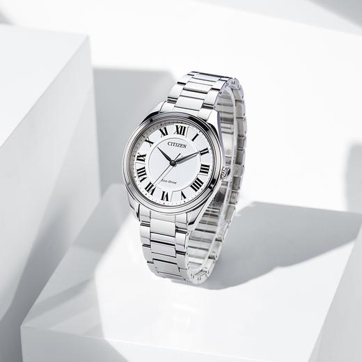 西铁城（CITIZEN）光动能女表罗马数字情侣表女款EM0970-53A 商品图6