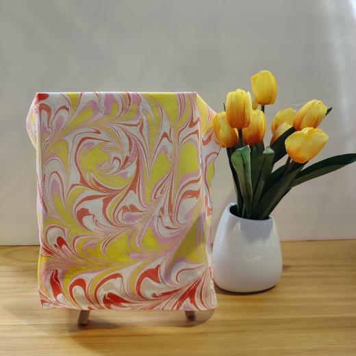 【绘画】水拓丝巾/团扇 商品图0