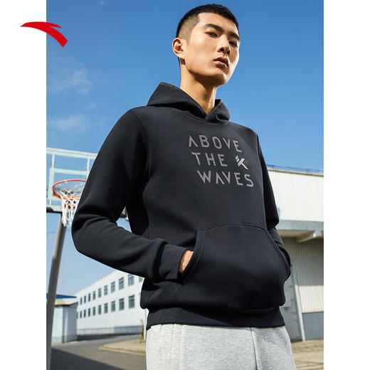 安踏KT系列 套头卫衣2022年春季新款宽松休闲针织套头衫152211729-3/6 商品图2