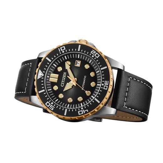 西铁城(CITIZEN)机械表男不锈钢间玫瑰金色款NJ0176-10E 商品图6