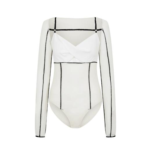 立体褶皱修身连体上衣——EVENING2022春夏 新品上市 商品图0